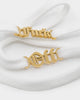 Raising Hell Women's F*ck Off Shoe Charm Gold