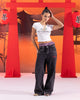 Ed Hardy Devil Wide Leg Denim Jeans Black