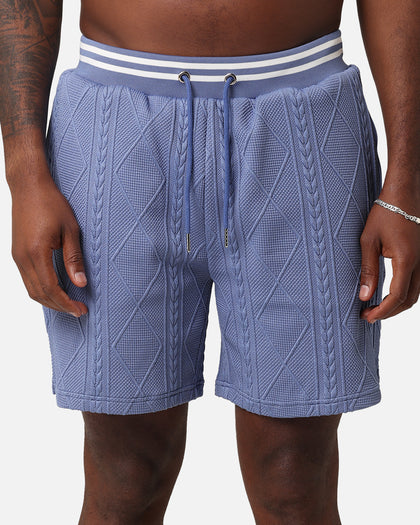 XXIII Danny Knit Shorts Floral Blue