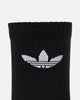 Adidas Trefoil Cushioned Crew Socks 3 Pack Black