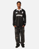 Stüssy Football Polo Long Sleeve T-Shirt Black