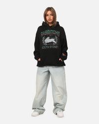 Bleacher Athletic South Sydney Rabbitohs NRL Adult Club Wreath Hoodie Black