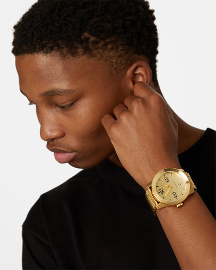 Nixon Corporal Stainless Steel Watch Gold