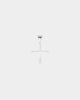 Saint Morta Iced Mini Cross Pendant Iced White Gold
