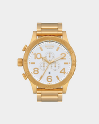 Nixon 51-30 Chrono Gold/White
