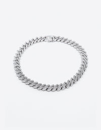 Saint Morta Interlink 20" Necklace Iced White Gold