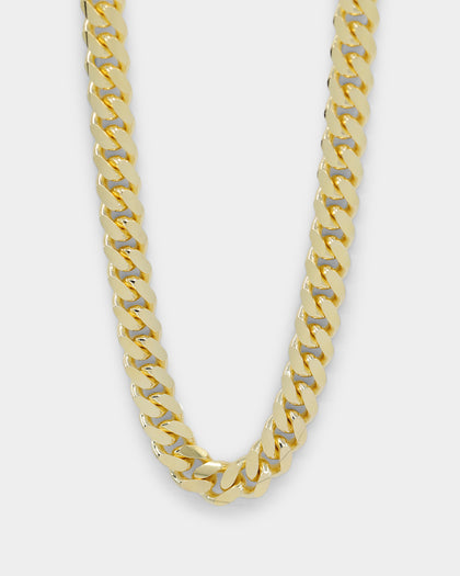 House Of Auric Cuban Link 10mm 18" Chain 18K Gold Vermeil