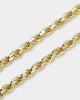 House Of Auric Rope 4mm 24" Chain 18k Gold Vermeil