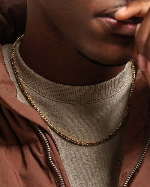 House Of Auric Franco 2.8mm 20" Chain 18k Gold Vermeil