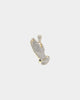 Saint Morta Iced Praying Hands Pendant Iced Gold