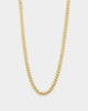 House Of Auric 5mm Cuban Link Chain 18K Gold Vermeil