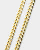House Of Auric 5mm Cuban Link Chain 18K Gold Vermeil