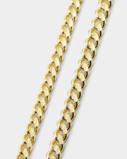 House Of Auric 5mm Cuban Link Chain 18K Gold Vermeil