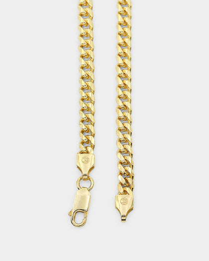 House Of Auric 5mm Cuban Link Chain 18K Gold Vermeil
