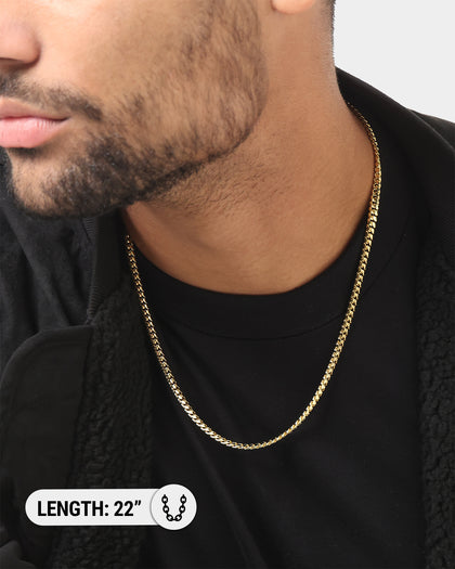 House Of Auric 5mm Cuban Link Chain 18K Gold Vermeil