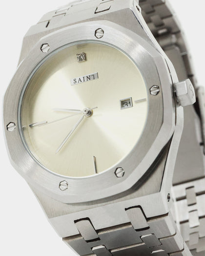 Saint Morta Diamond Medio Watch Silver/Diamond