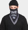 Crooks & Castles Greco Medusa Bandana Mask Black
