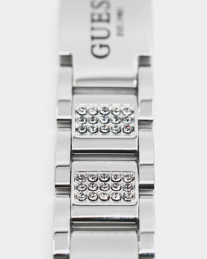 Guess Mainline Frontier 15MM Crystal Bracelet Silver