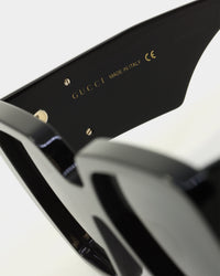 Gucci GG0956S-003 54 Sunglasses Black/Black/Grey