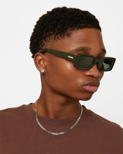 Nuqe Fragment Sunglasses Khaki
