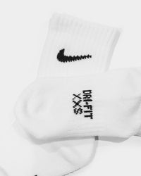 Nike Kids' Cushioned Crew 3 Pack White
