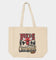 Mitchell & Ness Chicago Bulls Graphic Tote Bag Cream