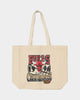 Mitchell & Ness Chicago Bulls Graphic Tote Bag Cream