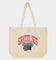 Mitchell & Ness Vancouver Grizzlies Keyline Tote Bag Cream