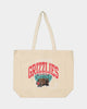 Mitchell & Ness Vancouver Grizzlies Keyline Tote Bag Cream