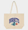 Mitchell & Ness Charlotte Hornets Keyline Tote Bag Cream
