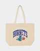 Mitchell & Ness Charlotte Hornets Keyline Tote Bag Cream