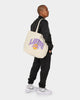 Mitchell & Ness Los Angeles Lakers Keyline Tote Bag Cream
