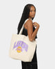 Mitchell & Ness Los Angeles Lakers Keyline Tote Bag Cream