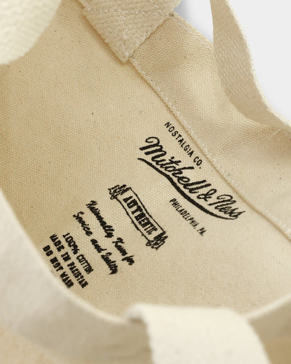 Mitchell & Ness Seattle Super Sonics Keyline Tote Bag Cream