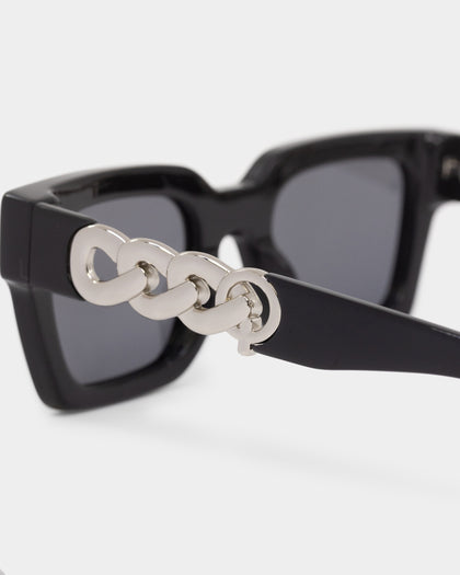 Nuqe Hypnotize Sunglasses Black/Silver