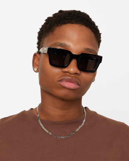 Nuqe Hypnotize Sunglasses Black/Silver