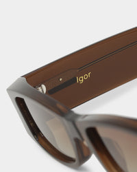 Nuqe Igor Sunglasses Brown Smoke