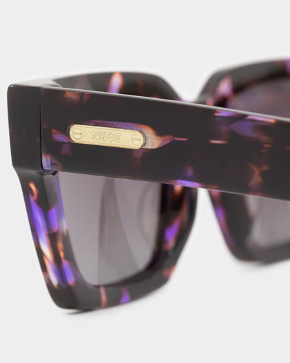 Nuqe Jones XL Sunglasses Violet Tortoise