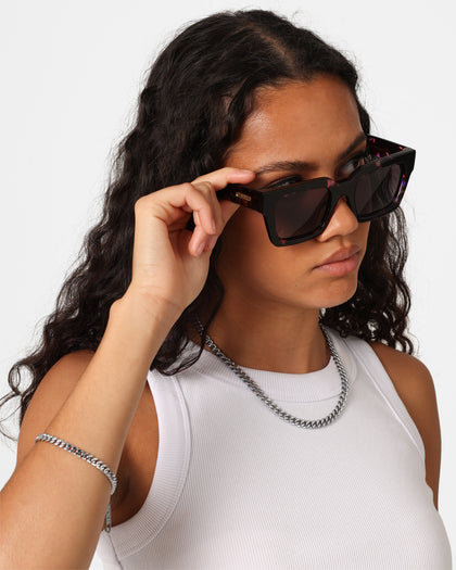 Nuqe Jones XL Sunglasses Violet Tortoise