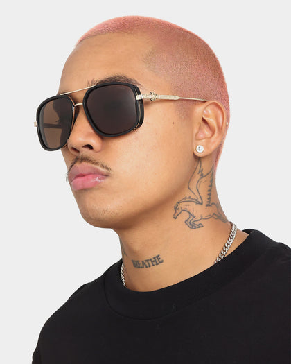 NUQE Quattro Sunglasses Black/Brown