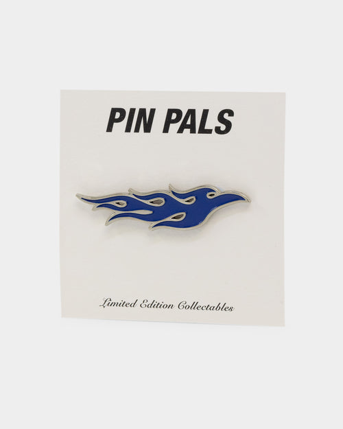 Pin Pals Tribal Flame Pin Blue