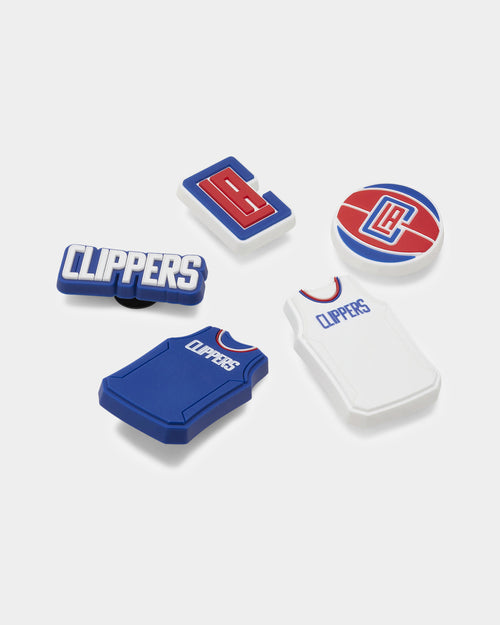 Crocs Los Angeles Clippers 5 Pack Jibbitz Charms Multi