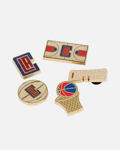 Crocs Los Angeles Clippers 5 Pack Jibbitz Charms Multi