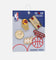 Crocs Miami Heat 5 Pack Jibbitz Charms Multi
