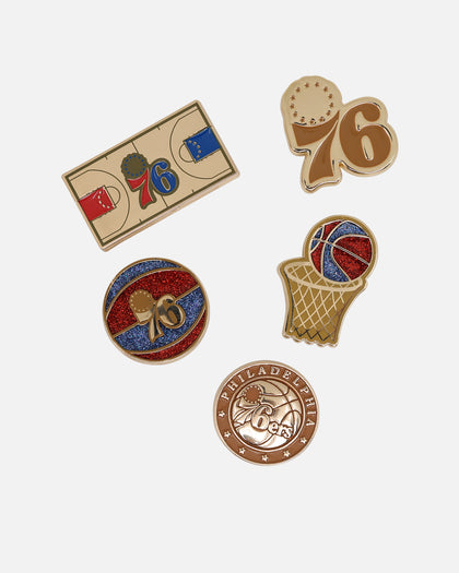 Crocs Philadelphia 76ers 5 Pack Jibbitz Charms Multi