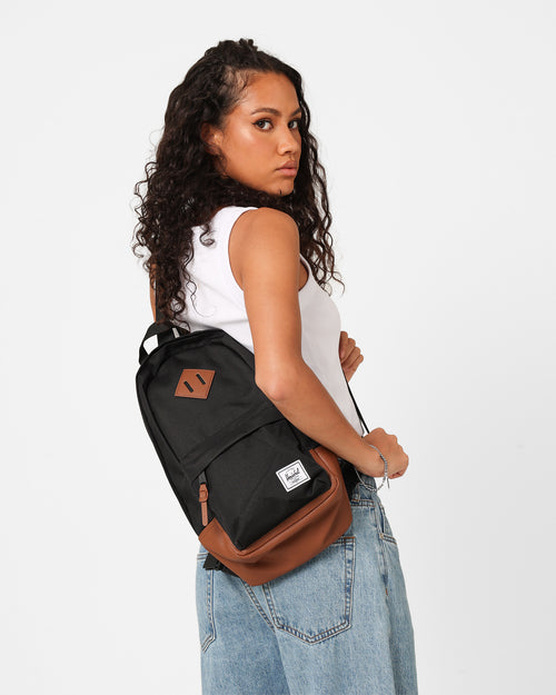 Herschel Bag Co Heritage Shoulder Bag Black/Tan