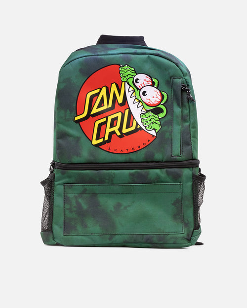 Santa Cruz Kids' Beware Dot Backpack Green Tie Dye