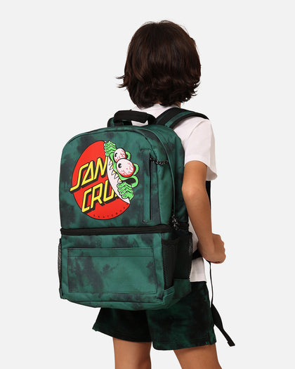 Santa Cruz Kids' Beware Dot Backpack Green Tie Dye