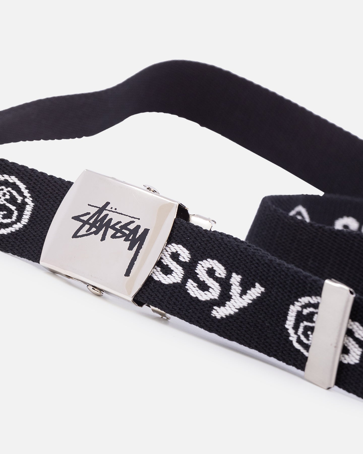 Stussy Stock Jacquard Belt Black | Culture Kings NZ