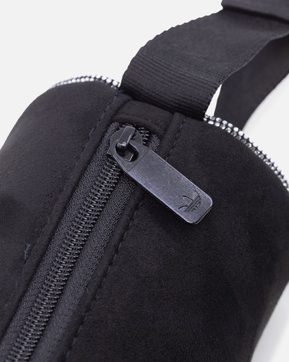 Adidas Rhinestones Fake Suede Mini Duffel Bag Black